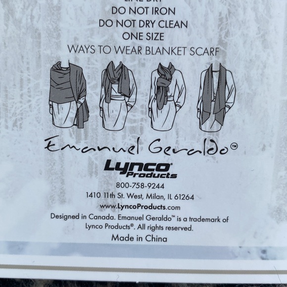 Emanuel Geraldo NWT Maroon Plaid Scarf & Black Pom Beanie Hat Set, Women’s OS - Picture 14 of 14